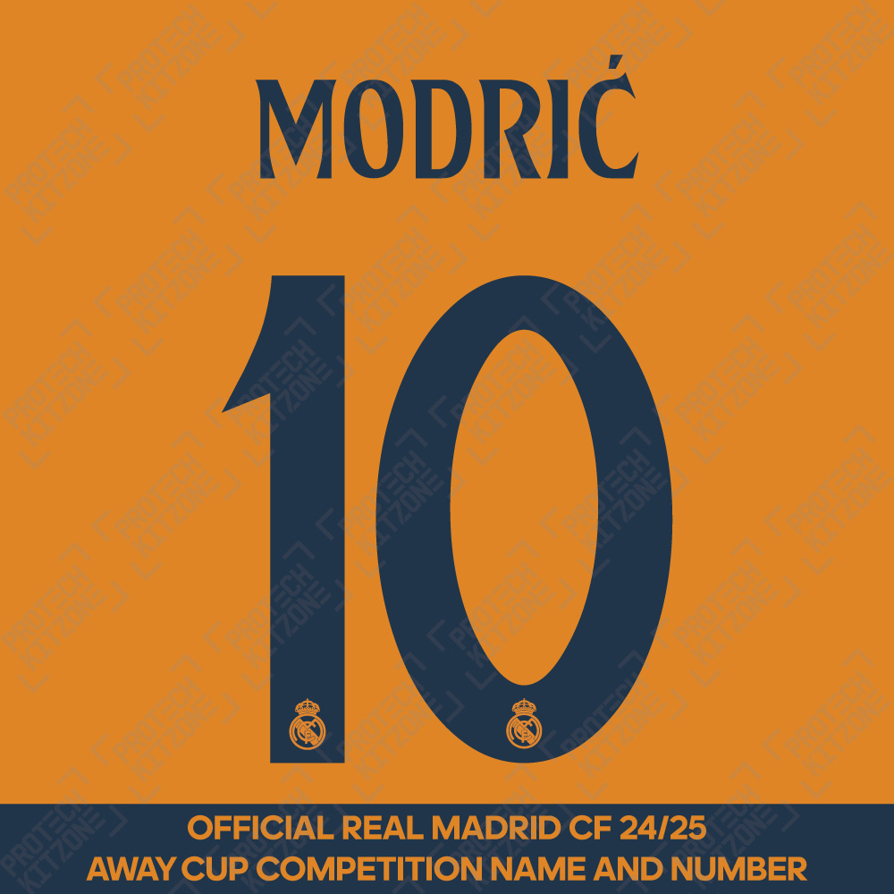 Modric 10 (Official Real Madrid CF 2024/25 Away Cup Competition